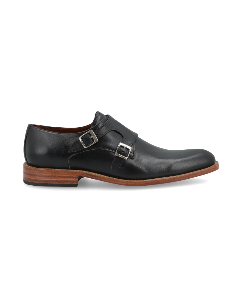 Benevento – zapato de cuero con hebillas para hombre – Vincenzo Di Napoli