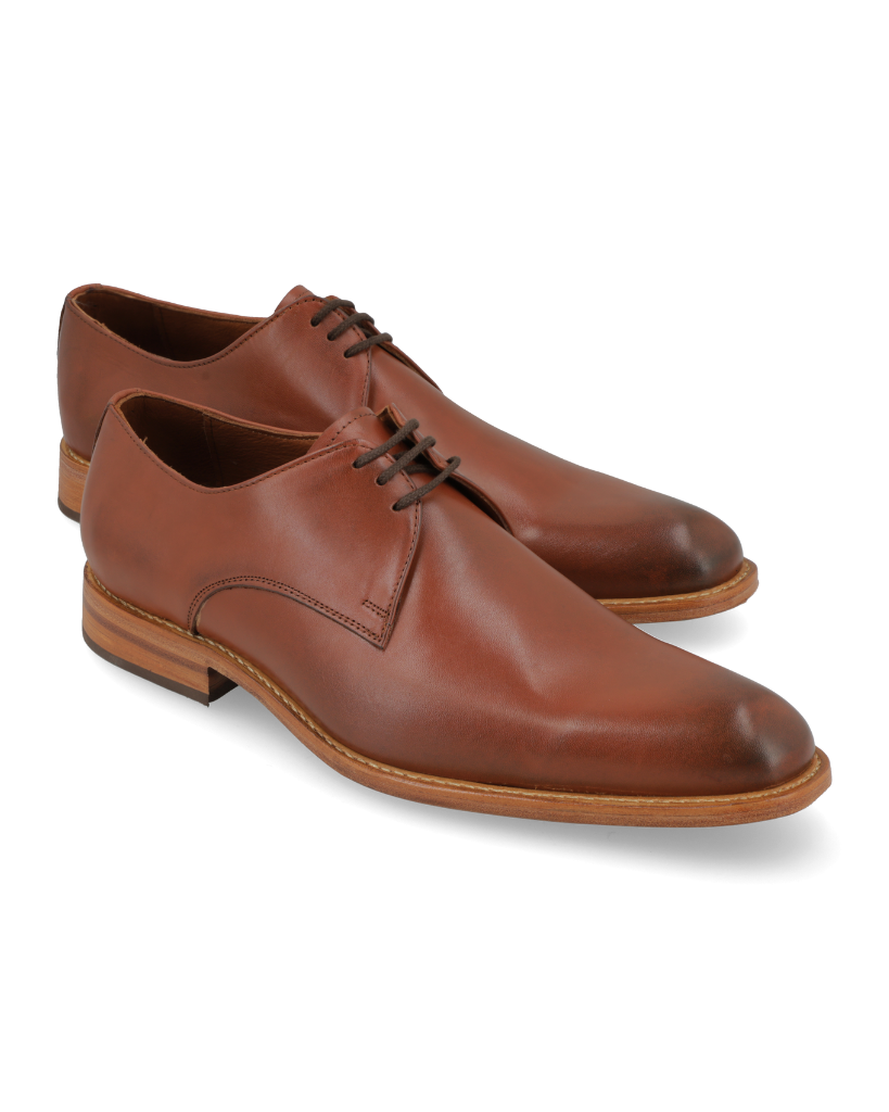 Lazio Marrone – zapato de cuero marrón para hombre – Vincenzo Di Napoli