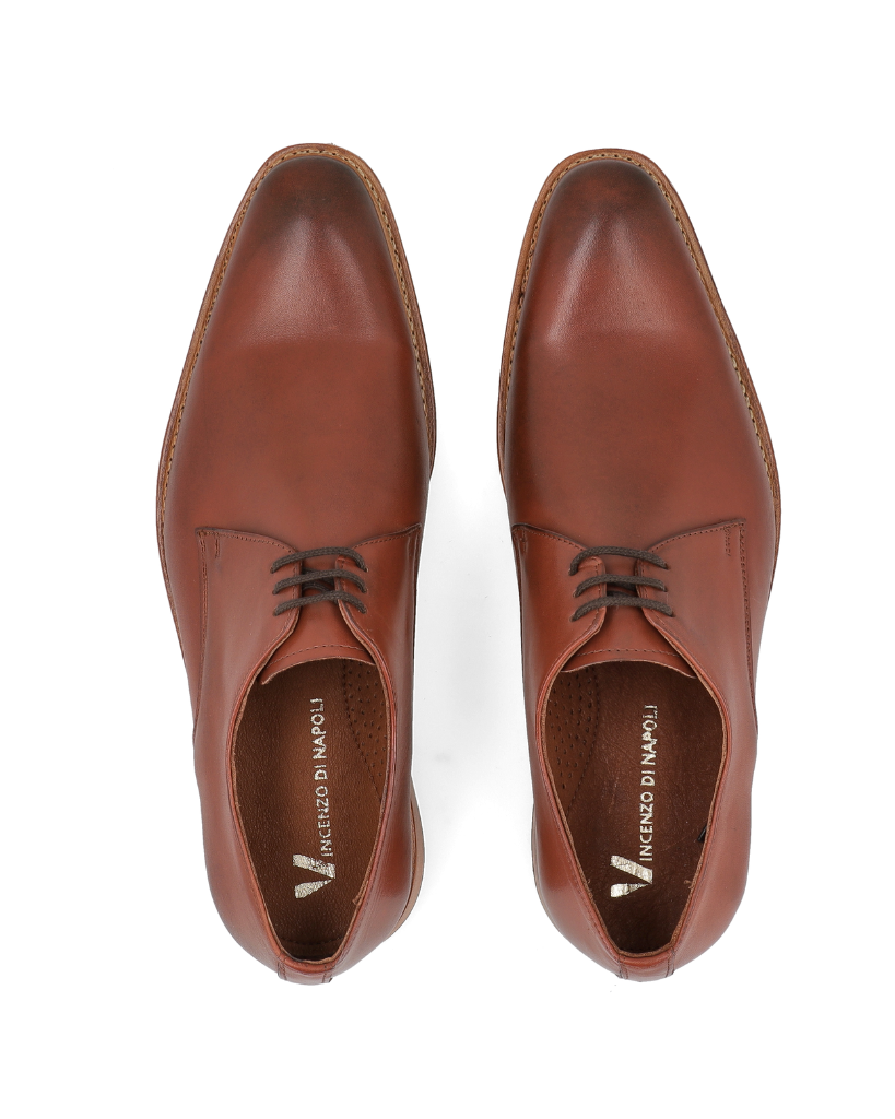Lazio Marrone – zapato de cuero marrón para hombre – Vincenzo Di Napoli