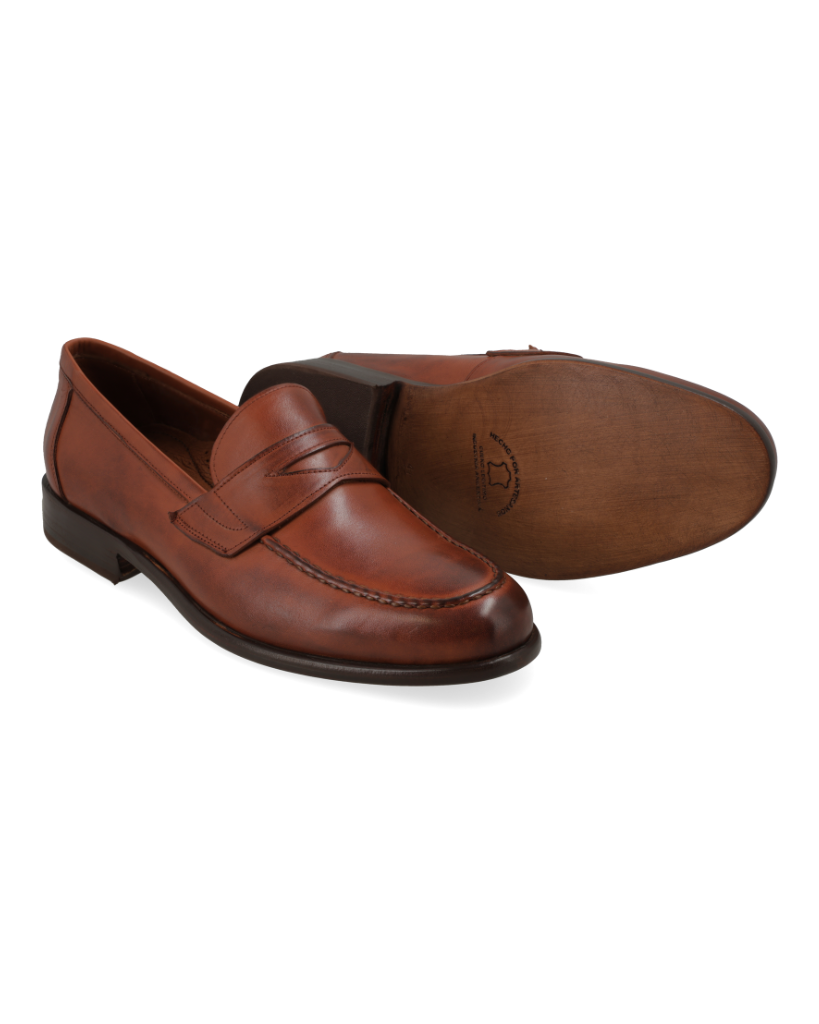 Sicilia Marrone – zapato de vestir de cuero marrón para hombre – Vincenzo Di Napoli