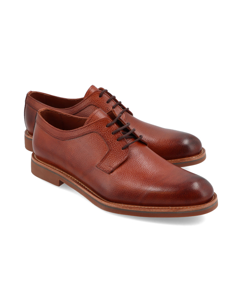 Ferrara Texturado – zapato de vestir de cuero texturado para hombre – Vincenzo Di Napoli
