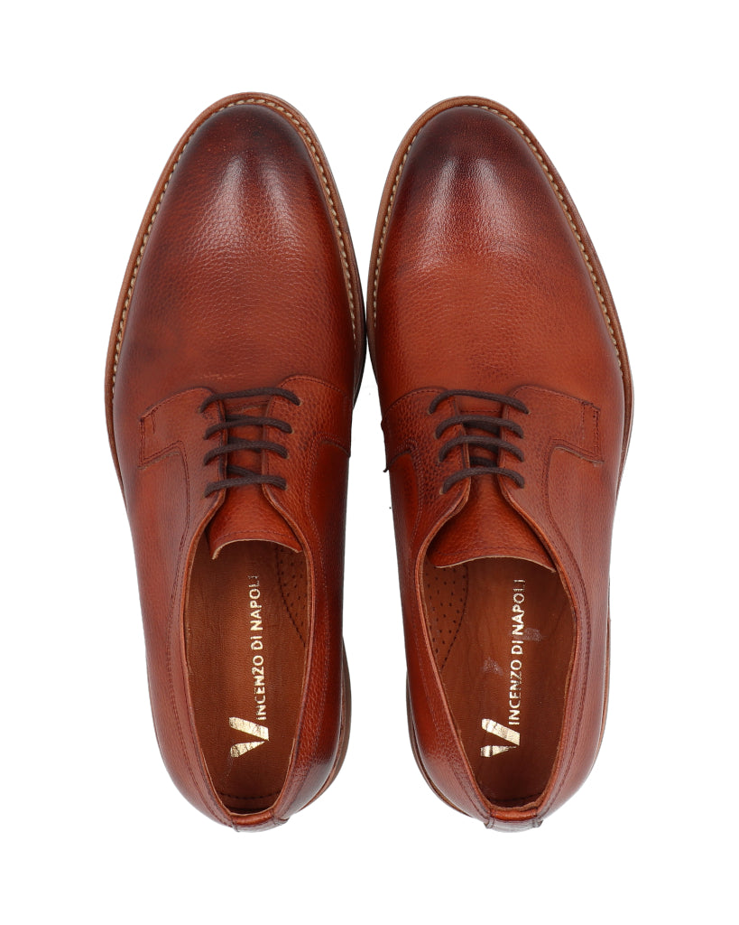 Ferrara Texturado – zapato de vestir de cuero texturado para hombre – Vincenzo Di Napoli