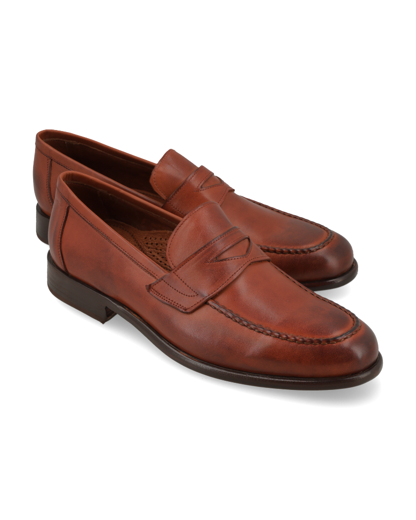 Sicilia Marrone – zapato de vestir de cuero marrón para hombre – Vincenzo Di Napoli