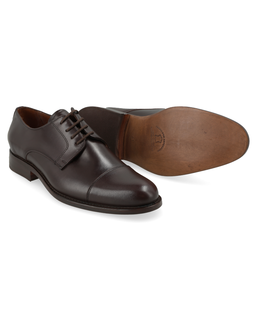 Abruzzo Marrone – zapato de cuero marrón para hombre – Vincenzo Di Napoli