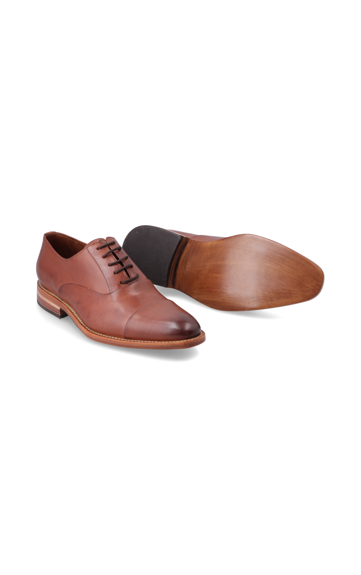 Verona Marrón – zapato de vestir de cuero marrón para hombre – Vincenzo Di Napoli