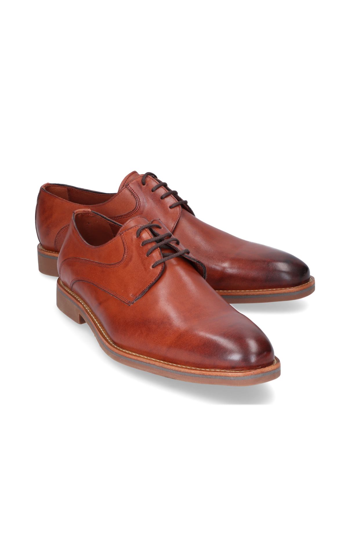 Potenza Marrone de cuero para hombre - marrón - detalle del cuero