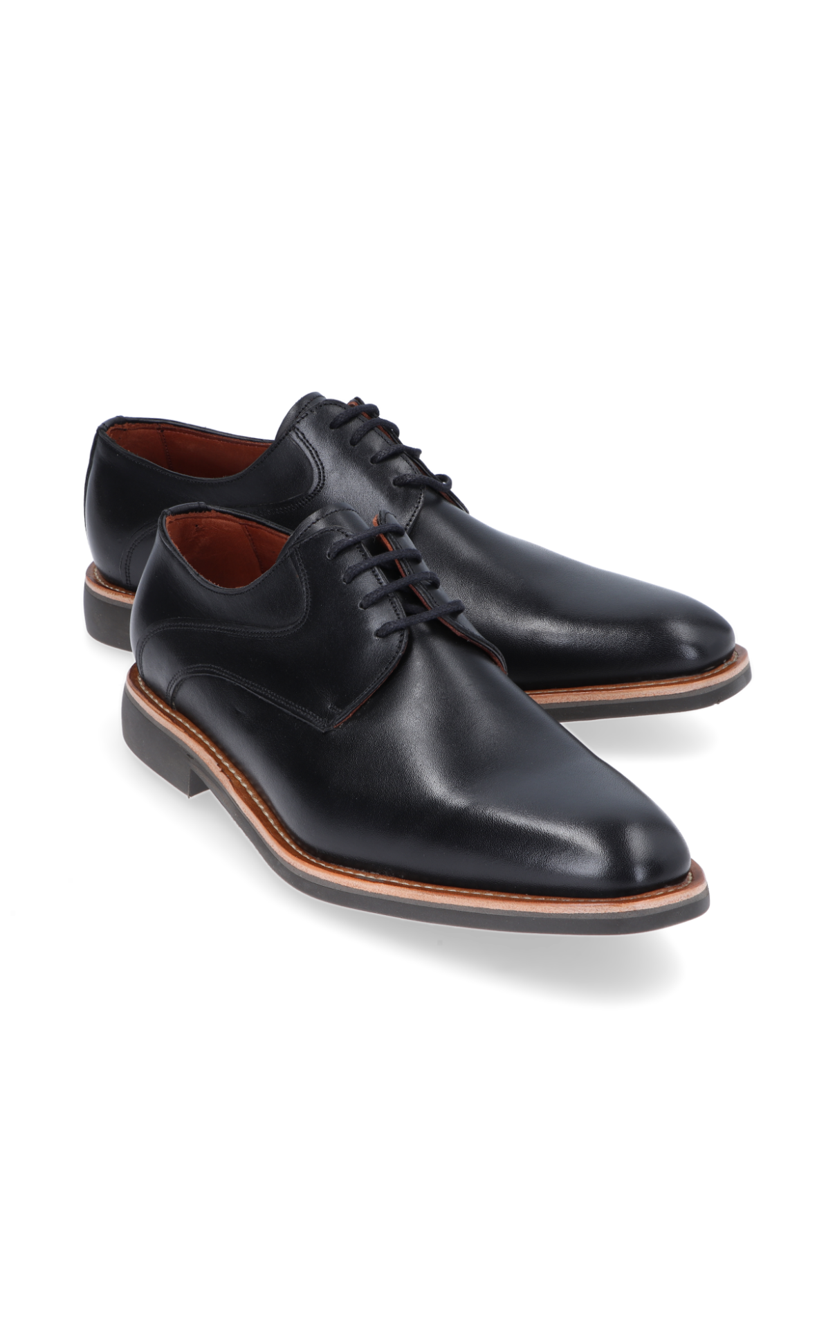 Potenza de cuero para hombre - vista lateral