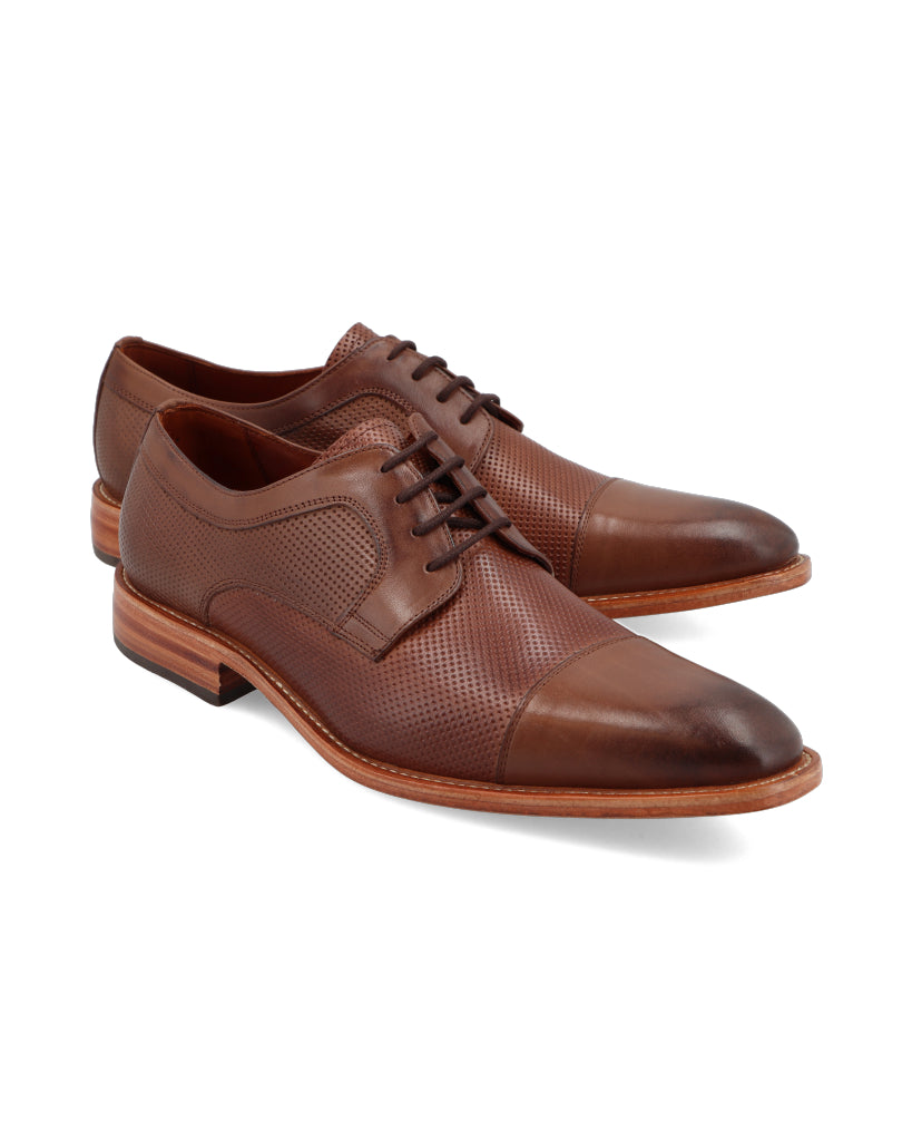 Sorrento Marrone – zapato de vestir de cuero marrón para hombre – Vincenzo Di Napoli