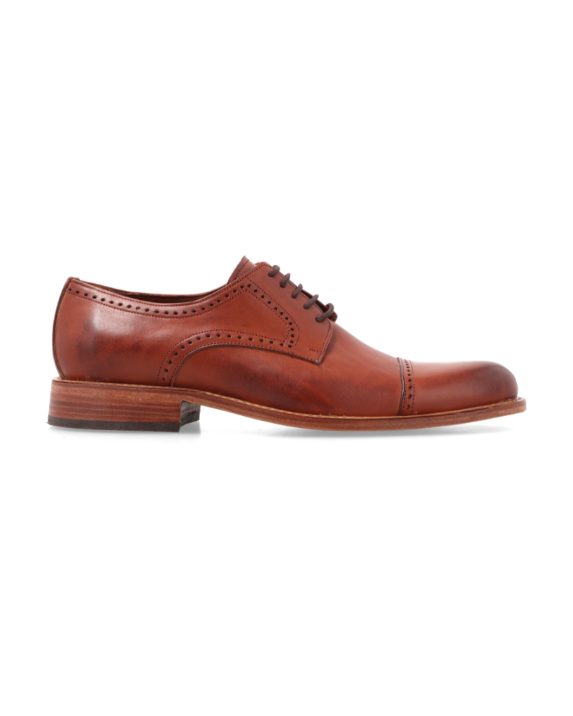 Bellagio Marrone – zapato de vestir de cuero marrón para hombre – Vincenzo Di Napoli