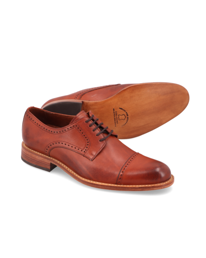 Bellagio Marrone – zapato de vestir de cuero marrón para hombre – Vincenzo Di Napoli