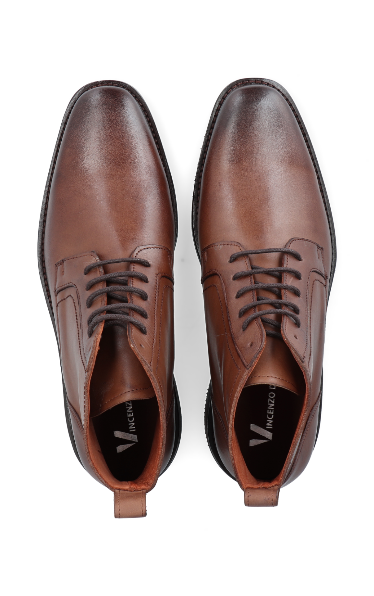 Milán de cuero para hombre - detalle del cuero