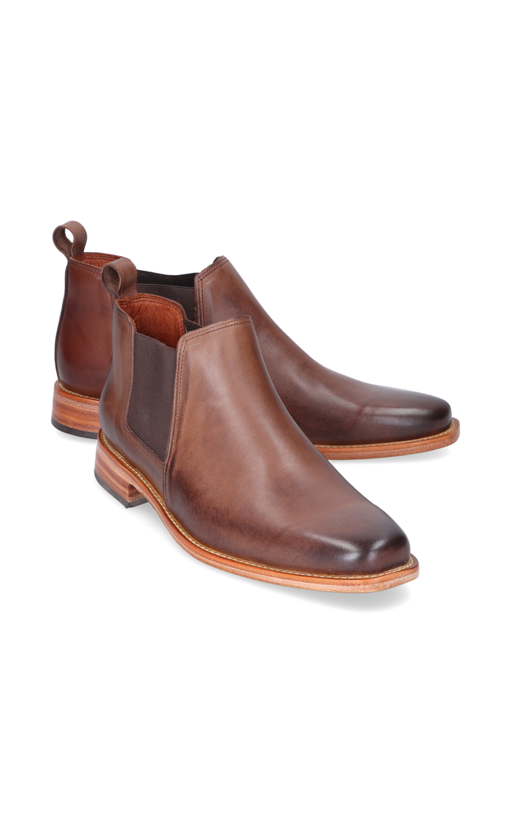 Francesco Marrone de cuero para hombre - marrón - vista lateral