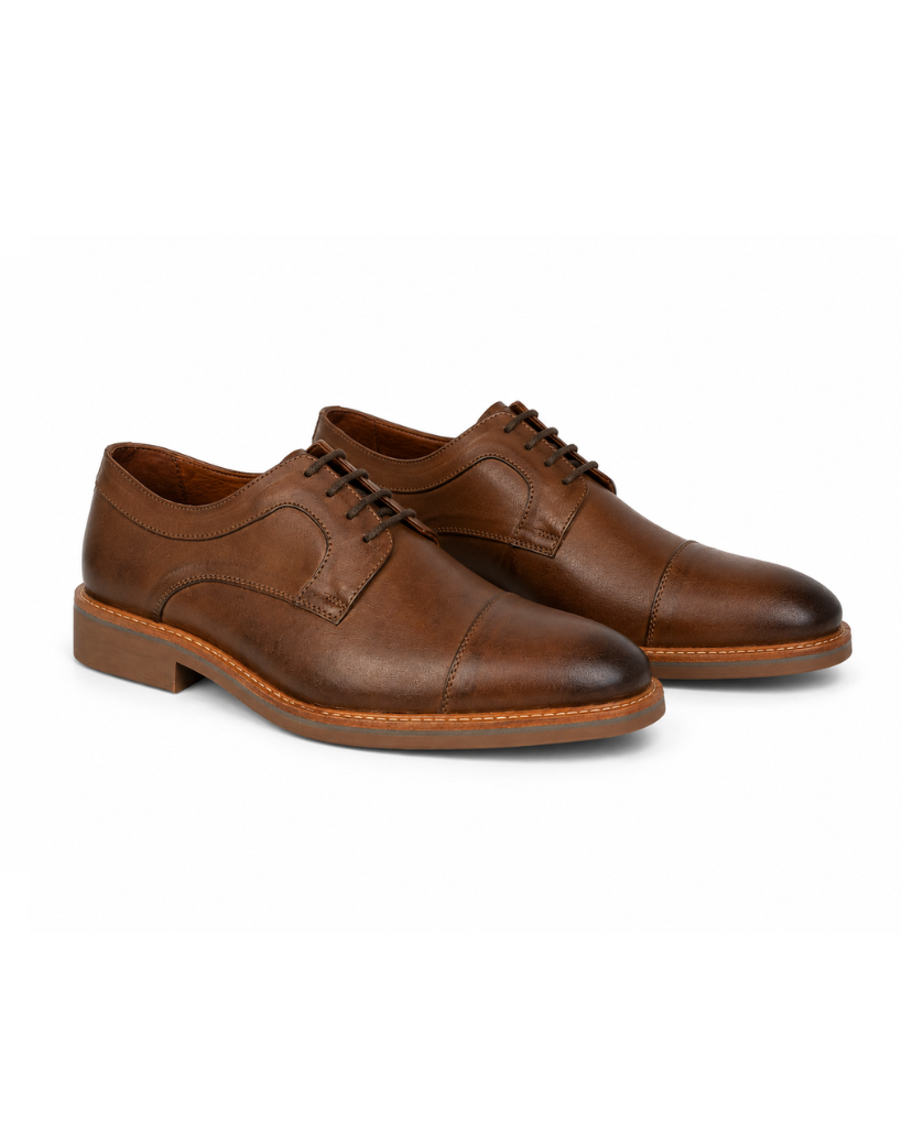 Cagliari de cuero para hombre - vista lateral