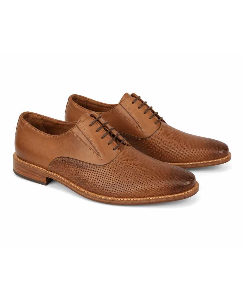 Scanno Piquete – zapato de vestir de cuero para hombre – Vincenzo Di Napoli
