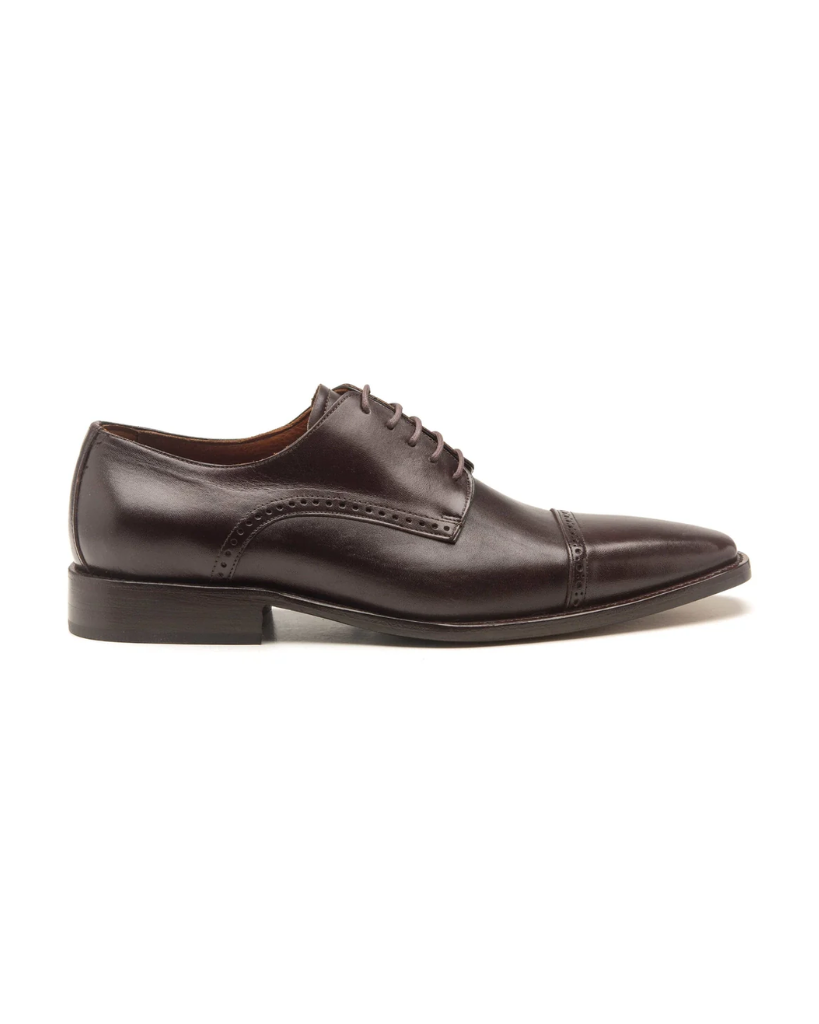 Avezzano Marrone – zapato de cuero marrón para hombre – Vincenzo Di Napoli