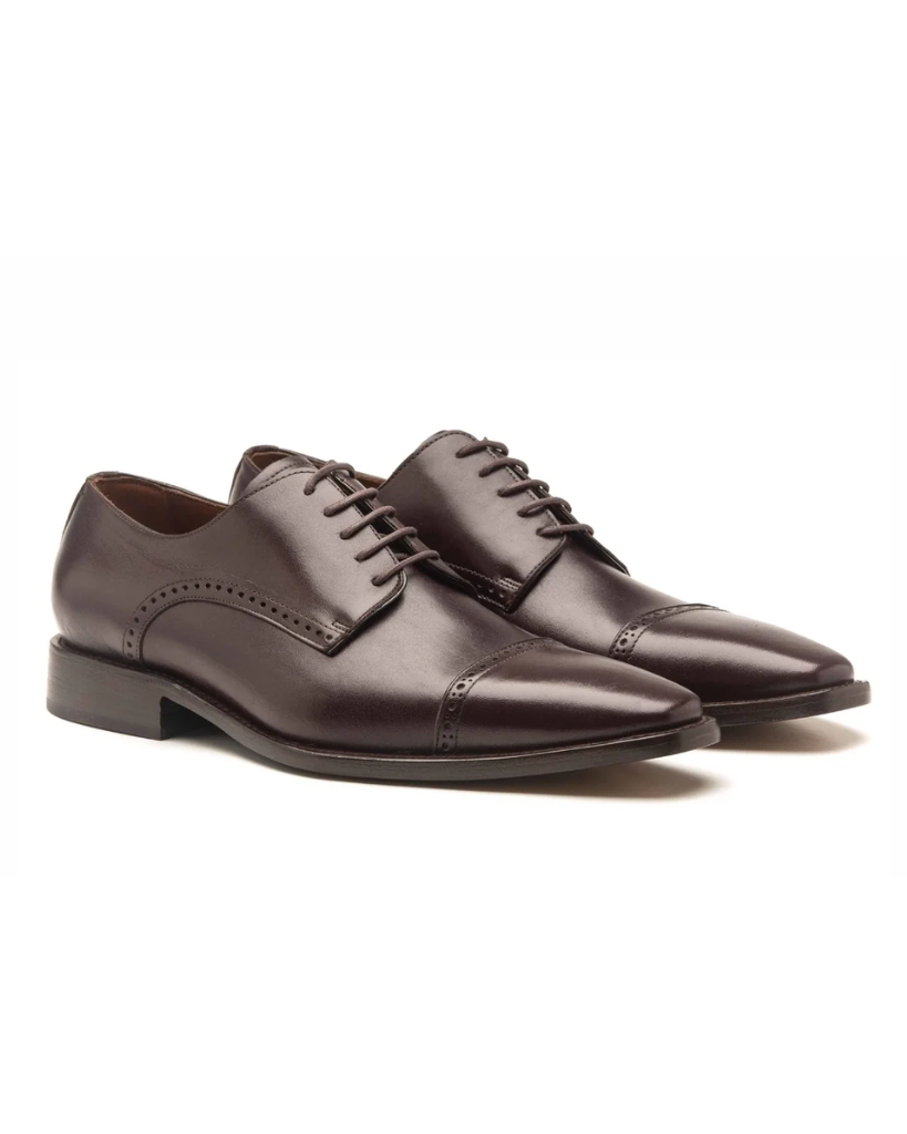Avezzano Marrone – zapato de cuero marrón para hombre – Vincenzo Di Napoli
