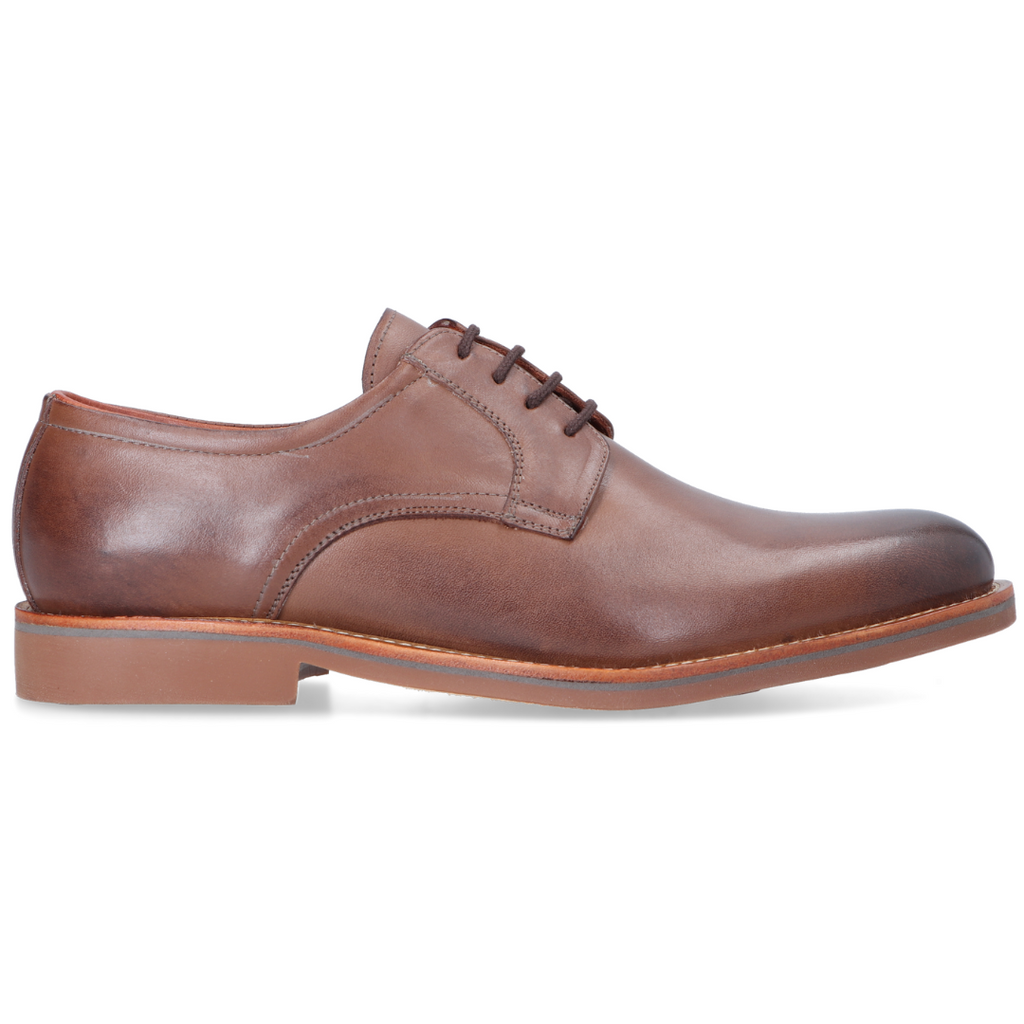 Ferrara Marrone – zapato de vestir de cuero marrón para hombre – Vincenzo Di Napoli